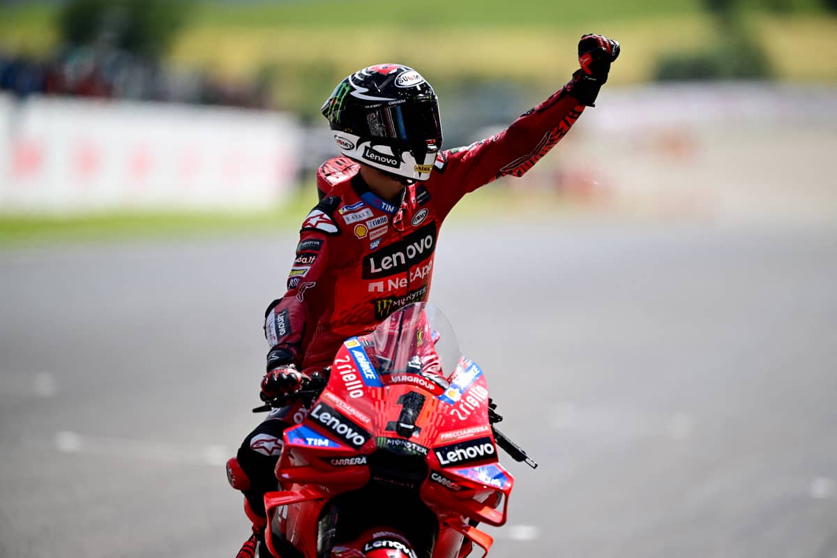 FRANCESCO Bagnaia of Ducati asserts his dominance as he ruled the Italian MotoGP sprint event at the Mugello Circuit in Italy.